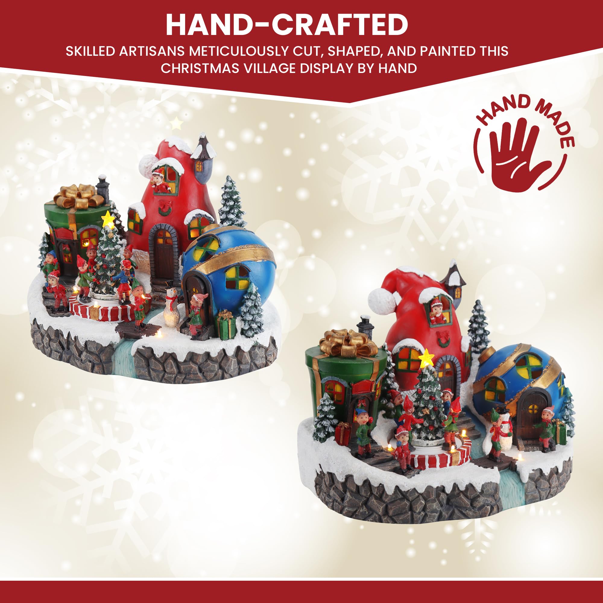 Amazon.co.jp: Elves Christmas Village - アニメーション プリライト